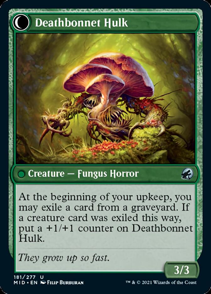 Deathbonnet Sprout // Deathbonnet Hulk [Innistrad: Midnight Hunt] | Gam3 Escape