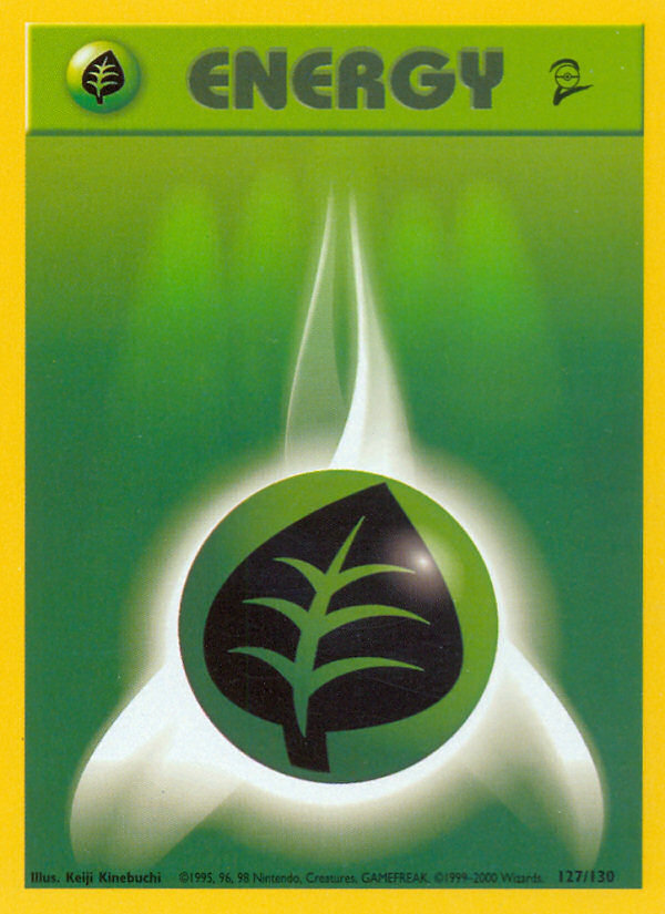 Grass Energy (127/130) [Base Set 2] | Gam3 Escape