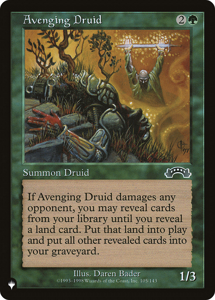 Avenging Druid [The List Reprints] | Gam3 Escape