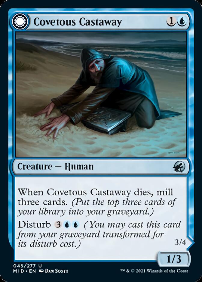 Covetous Castaway // Ghostly Castigator [Innistrad: Midnight Hunt] | Gam3 Escape