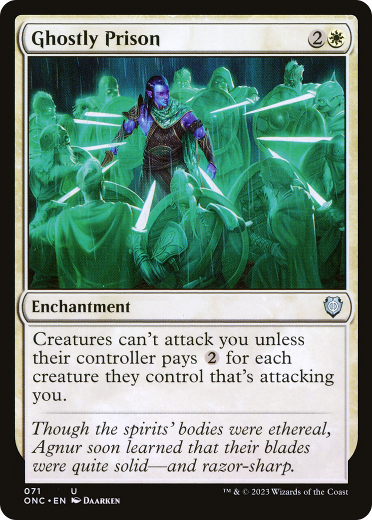 Ghostly Prison [Phyrexia: All Will Be One Commander] | Gam3 Escape