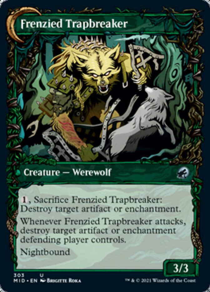 Outland Liberator // Frenzied Trapbreaker (Showcase Equinox) [Innistrad: Midnight Hunt] | Gam3 Escape