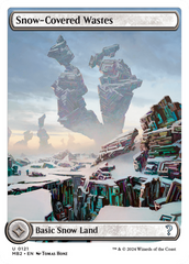 Snow-Covered Wastes (White Border) [Mystery Booster 2] | Gam3 Escape