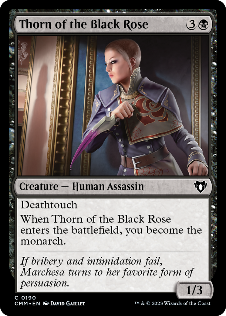 Thorn of the Black Rose [Commander Masters] | Gam3 Escape