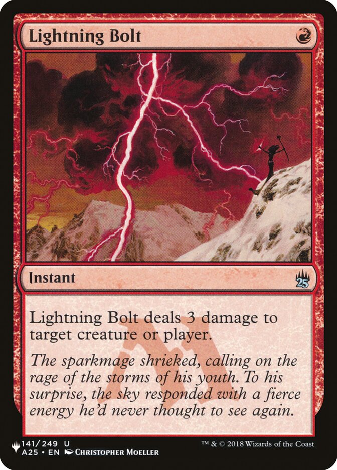 Lightning Bolt (141/249) [The List] | Gam3 Escape