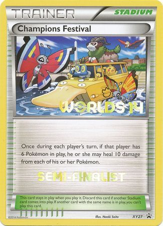 Champions Festival (XY27) (2014 Semi Finalist) [XY: Black Star Promos] | Gam3 Escape