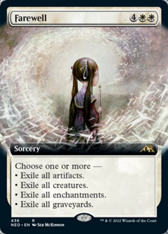 Farewell (Extended Art) [Kamigawa: Neon Dynasty] | Gam3 Escape