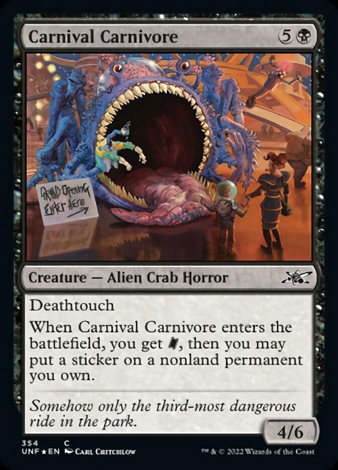 Carnival Carnivore (Galaxy Foil) [Unfinity] | Gam3 Escape