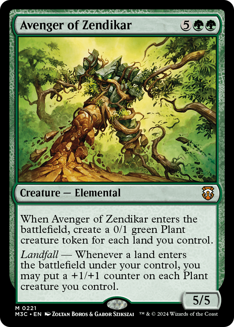 Avenger of Zendikar (Ripple Foil) [Modern Horizons 3 Commander] | Gam3 Escape