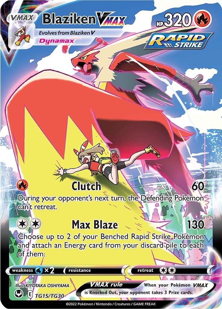 Blaziken VMAX (TG15/TG30) [Sword & Shield: Silver Tempest] | Gam3 Escape