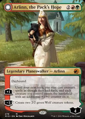 Arlinn, the Pack's Hope // Arlinn, the Moon's Fury (Borderless) [Innistrad: Midnight Hunt] | Gam3 Escape