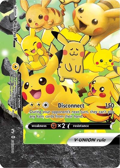 Pikachu V-UNION (SWSH141) (Celebrations) [Sword & Shield: Black Star Promos] | Gam3 Escape