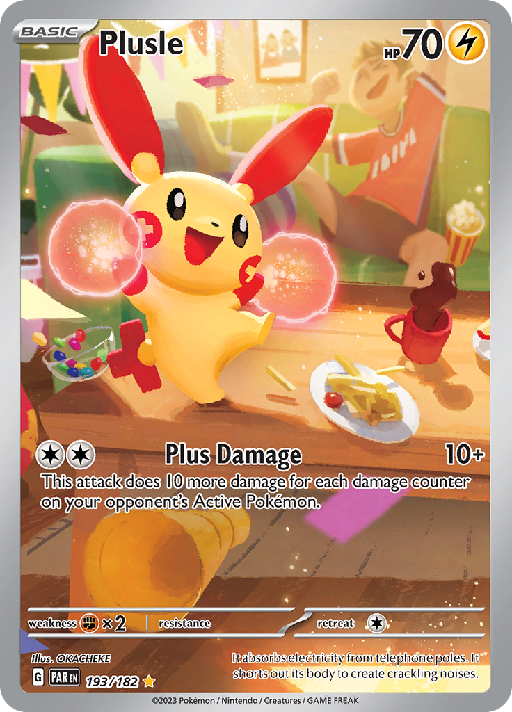 Plusle (193/182) [Scarlet & Violet: Paradox Rift] | Gam3 Escape