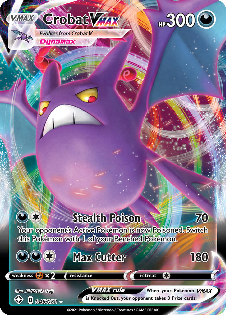 Crobat VMAX (045/072) [Sword & Shield: Shining Fates] | Gam3 Escape