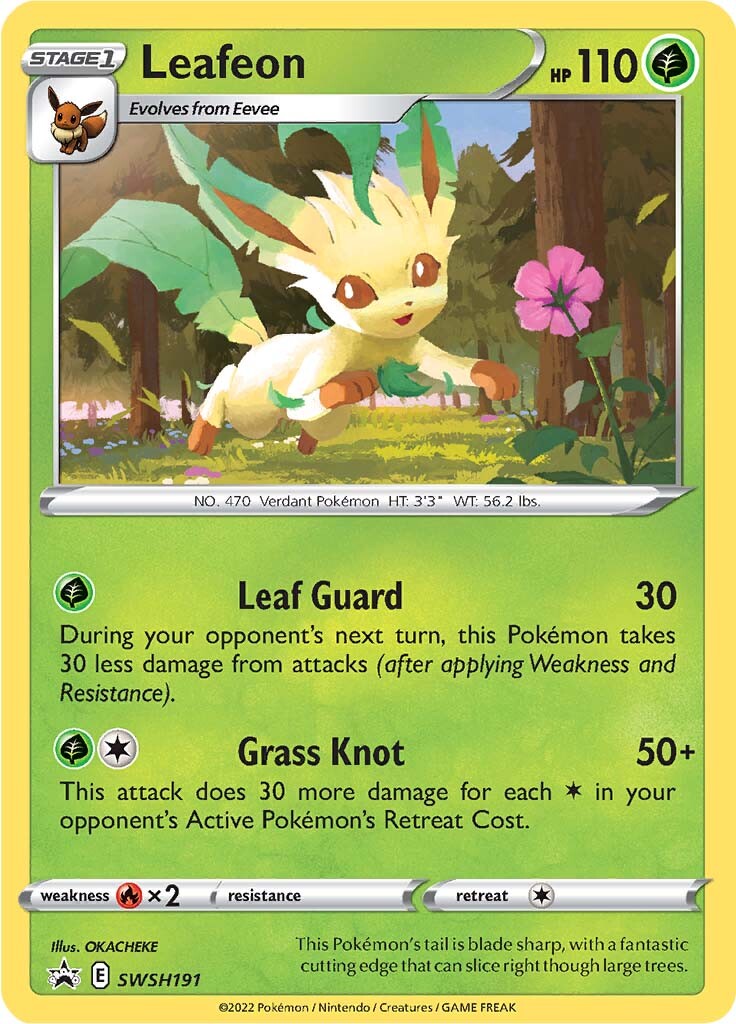 Leafeon (SWSH191) [Sword & Shield: Black Star Promos] | Gam3 Escape