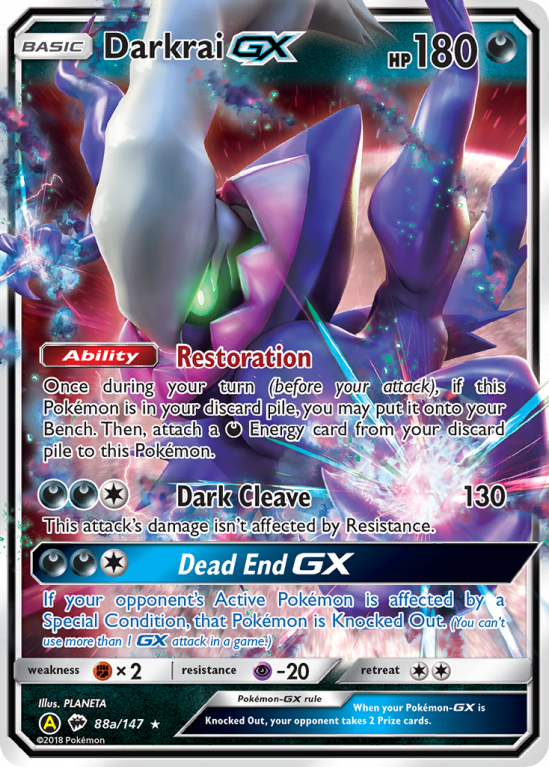 Darkrai GX (88a/147) [Alternate Art Promos] | Gam3 Escape