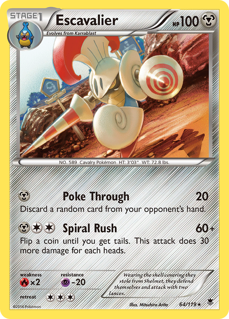 Escavalier (64/119) [XY: Phantom Forces] | Gam3 Escape
