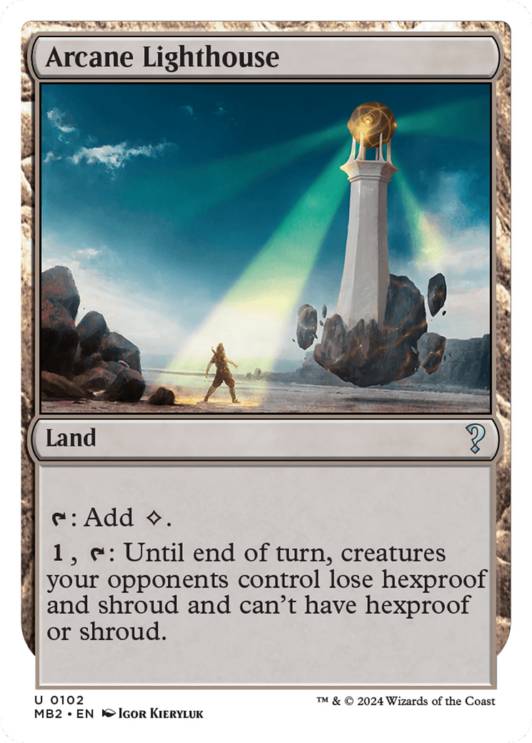 Arcane Lighthouse (White Border) [Mystery Booster 2] | Gam3 Escape