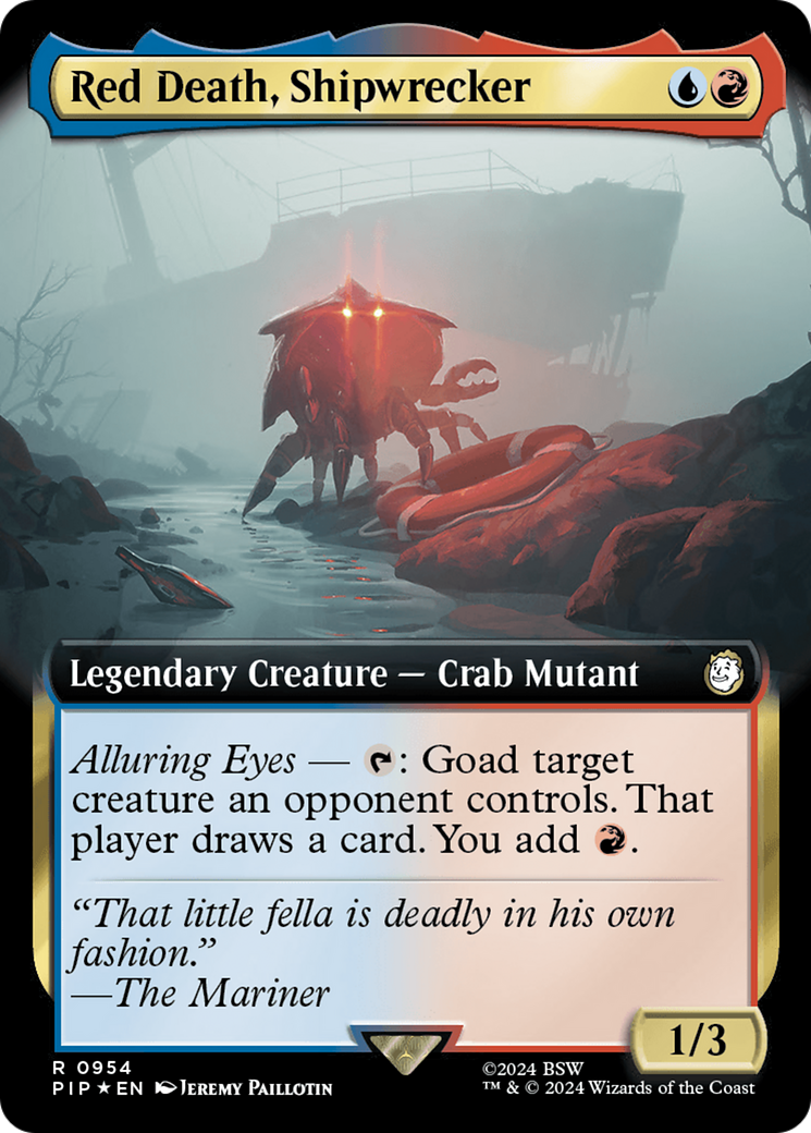 Red Death, Shipwrecker (Extended Art) (Surge Foil) [Fallout] | Gam3 Escape