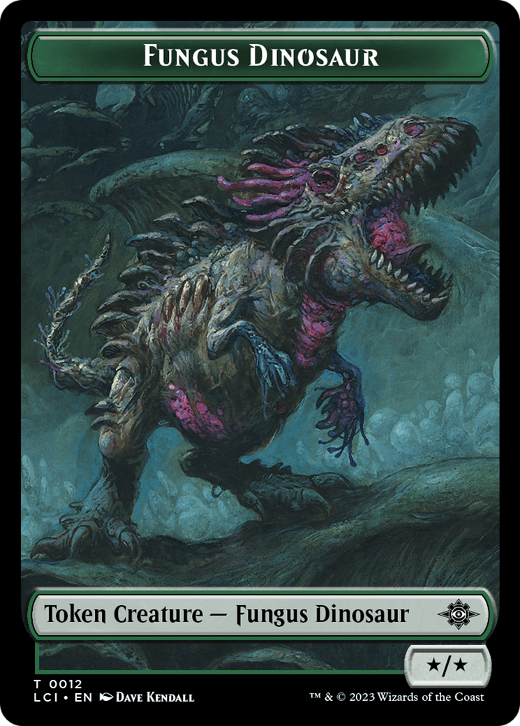 Fungus Dinosaur Token [The Lost Caverns of Ixalan Tokens] | Gam3 Escape