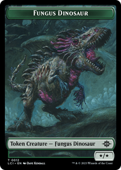 Fungus Dinosaur // Vampire Demon Double-Sided Token [The Lost Caverns of Ixalan Tokens] | Gam3 Escape