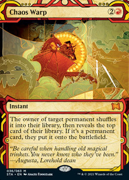 Chaos Warp (Foil Etched) [Strixhaven: Mystical Archive] | Gam3 Escape