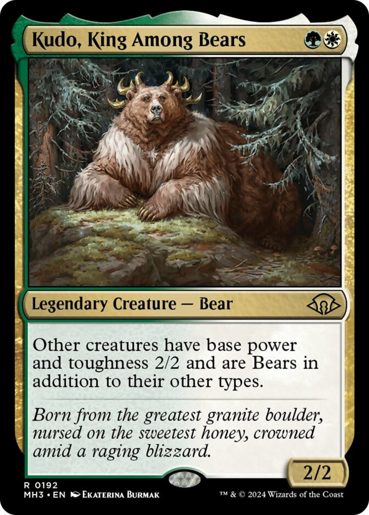 Kudo, King Among Bears [Modern Horizons 3] | Gam3 Escape