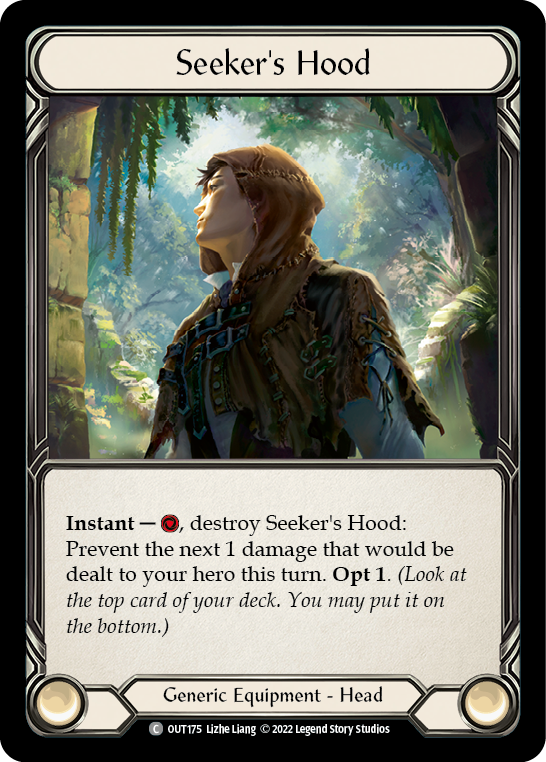 Seeker's Hood [OUT175] (Outsiders)  Cold Foil | Gam3 Escape