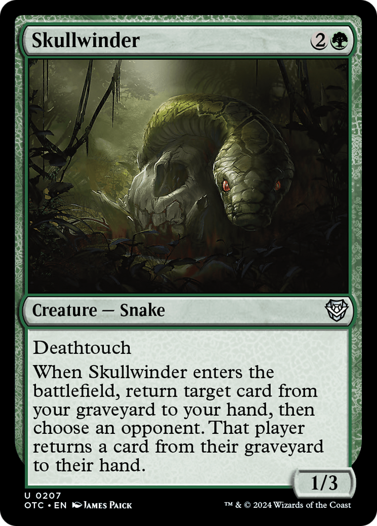 Skullwinder [Outlaws of Thunder Junction Commander] | Gam3 Escape