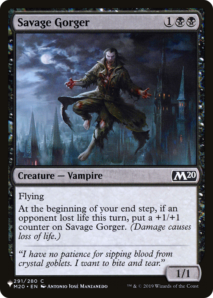 Savage Gorger [The List Reprints] | Gam3 Escape