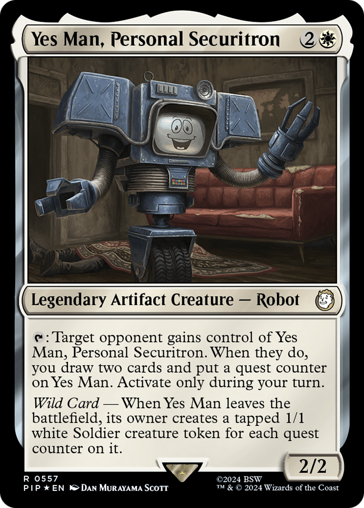 Yes Man, Personal Securitron (Surge Foil) [Fallout] | Gam3 Escape