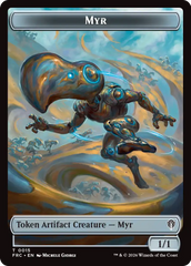 Gingerbrute // Myr Double-Sided Token [Reality Fracture Commander Tokens] | Gam3 Escape
