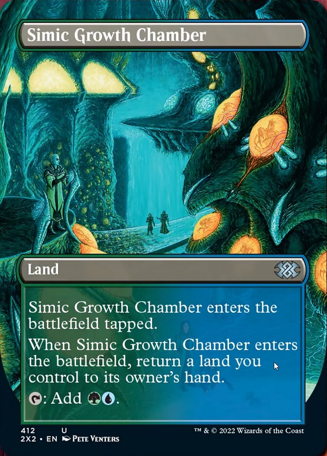 Simic Growth Chamber (Borderless Alternate Art) [Double Masters 2022] | Gam3 Escape