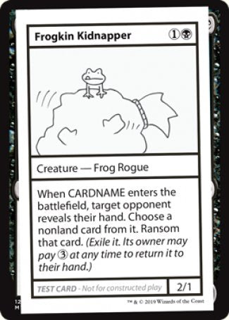 Frogkin Kidnapper (2021 Edition) [Mystery Booster Playtest Cards] | Gam3 Escape