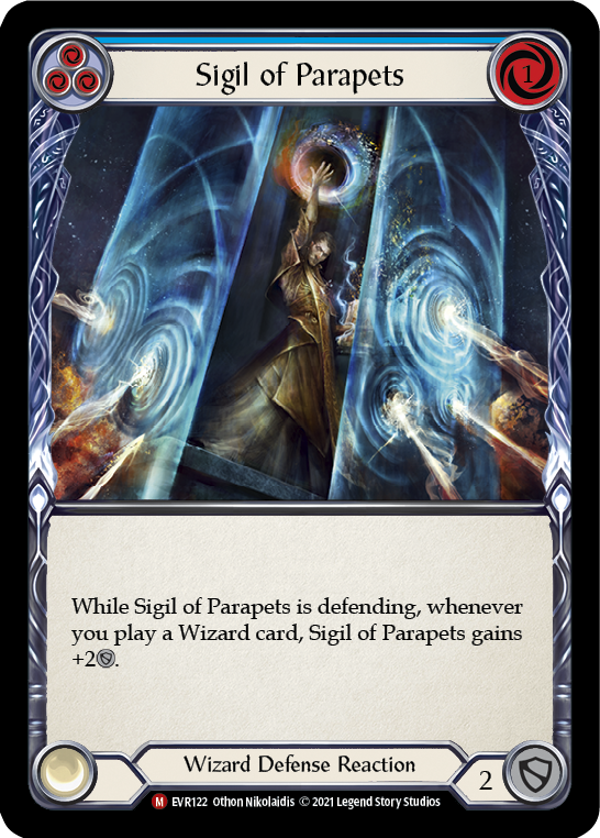 Sigil of Parapets [EVR122] (Everfest)  1st Edition Rainbow Foil | Gam3 Escape