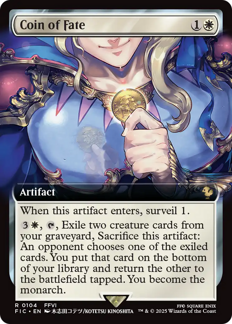 Coin of Fate (Extended Art) [FINAL FANTASY Commander] | Gam3 Escape