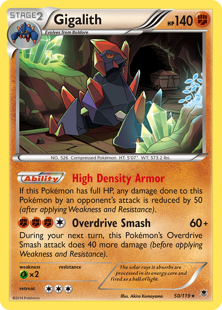 Gigalith (50/119) [XY: Phantom Forces] | Gam3 Escape