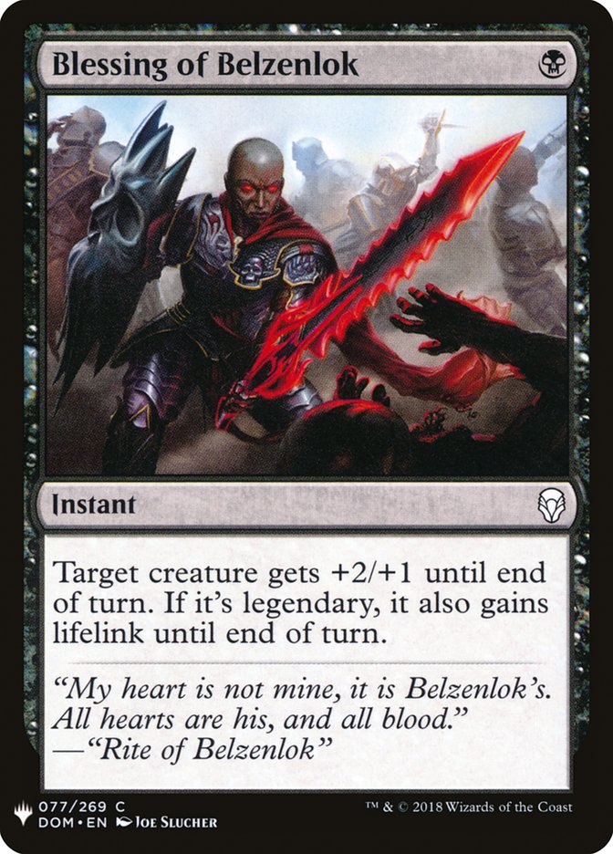 Blessing of Belzenlok [Mystery Booster] | Gam3 Escape