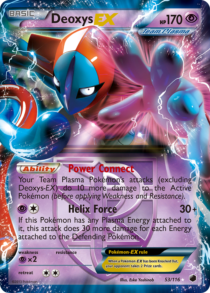 Deoxys EX (53/116) [Black & White: Plasma Freeze] | Gam3 Escape