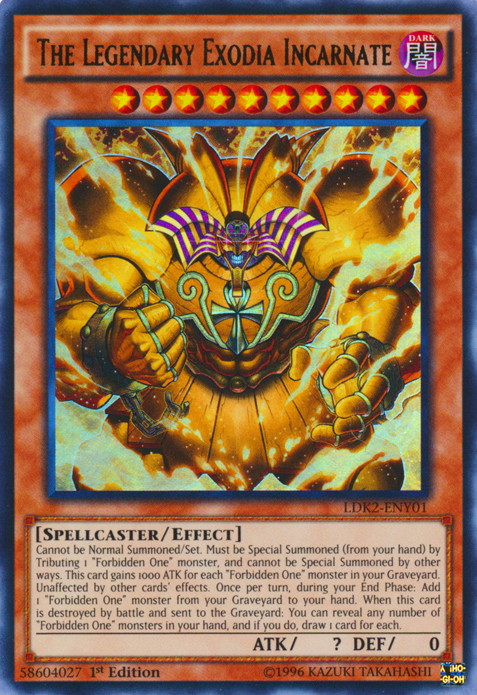 The Legendary Exodia Incarnate [LDK2-ENY01] Ultra Rare | Gam3 Escape