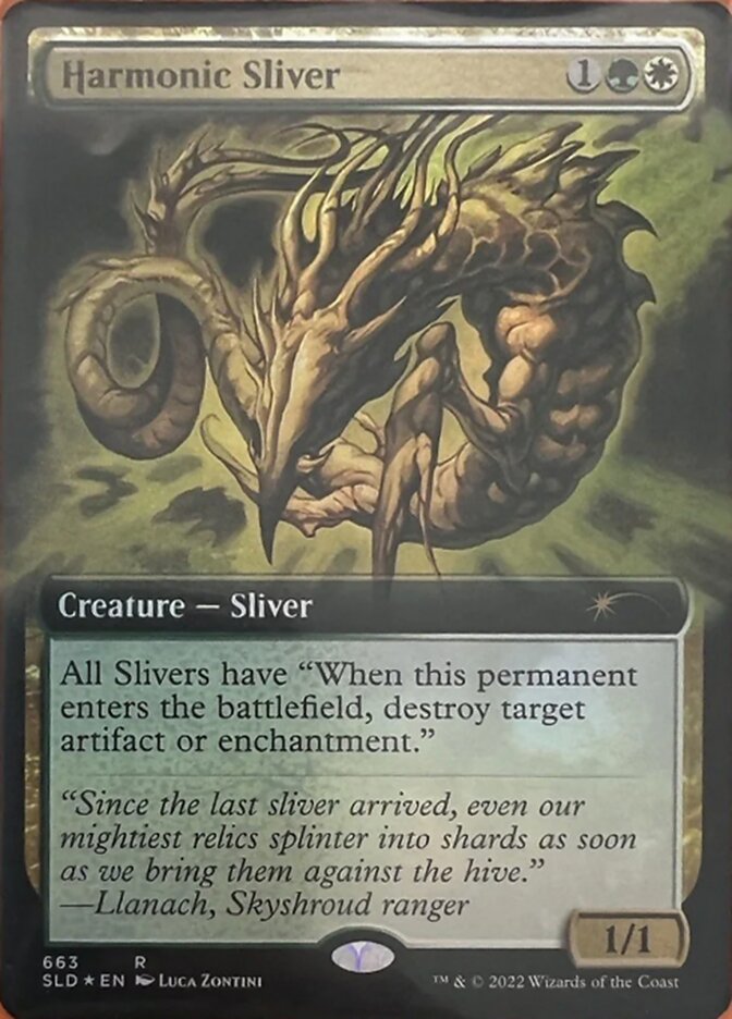 Harmonic Sliver (Extended Art) [Secret Lair Drop Promos] | Gam3 Escape