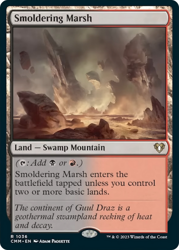 Smoldering Marsh [Commander Masters] | Gam3 Escape
