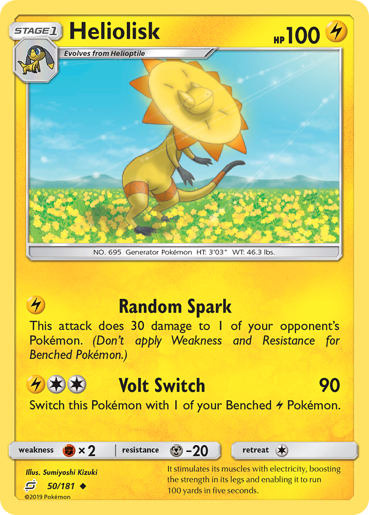 Heliolisk (50/181) [Sun & Moon: Team Up] | Gam3 Escape