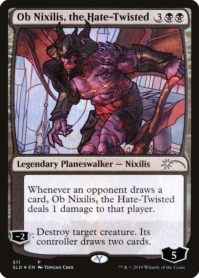 Ob Nixilis, the Hate-Twisted (Stained Glass) [Secret Lair Drop Promos] | Gam3 Escape