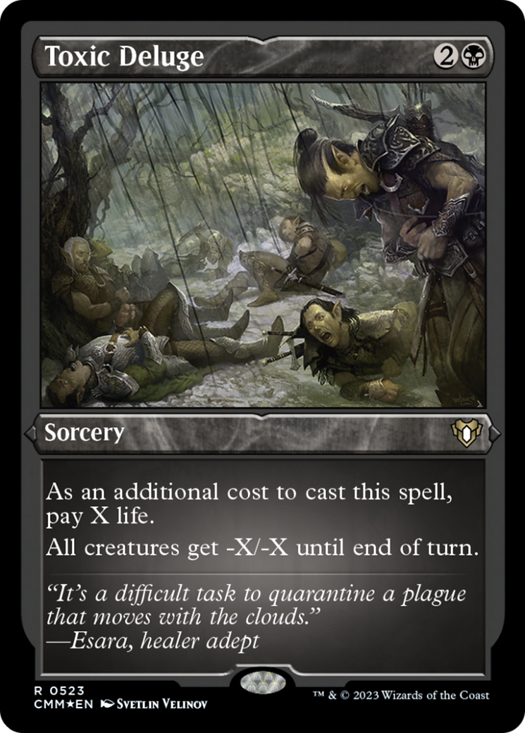 Toxic Deluge (Foil Etched) [Commander Masters] | Gam3 Escape