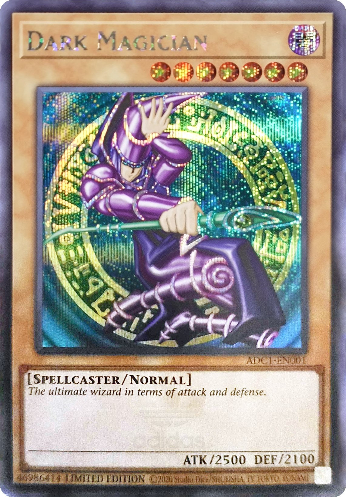 Dark Magician (Adidas Exclusive) [ADC1-EN001] Prismatic Secret Rare | Gam3 Escape