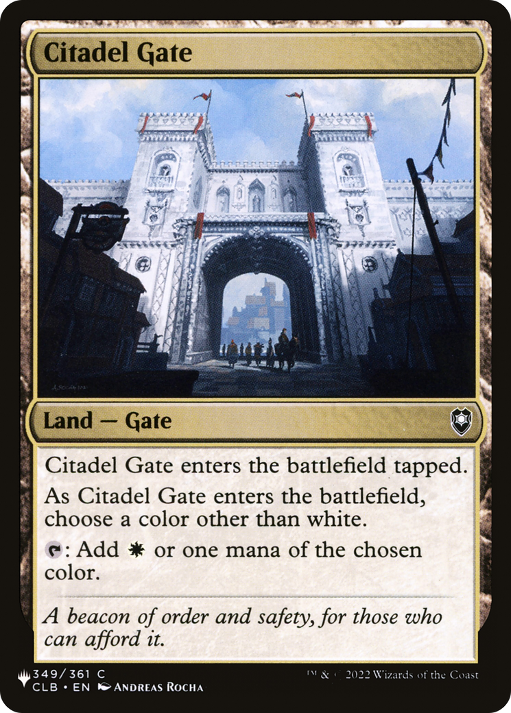 Citadel Gate [The List] | Gam3 Escape