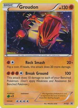 Groudon (XY52) (Jumbo Card) [XY: Black Star Promos] | Gam3 Escape