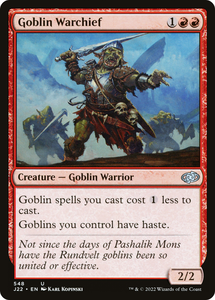 Goblin Warchief [Jumpstart 2022] | Gam3 Escape