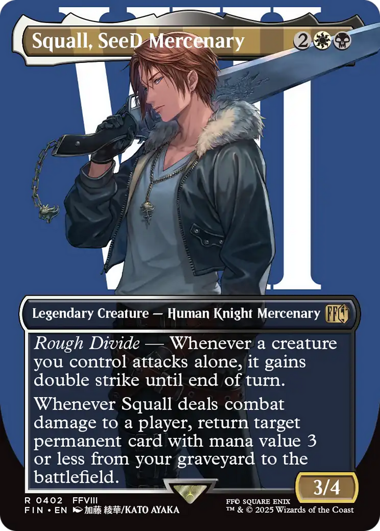 Squall, SeeD Mercenary (Borderless) [FINAL FANTASY] | Gam3 Escape